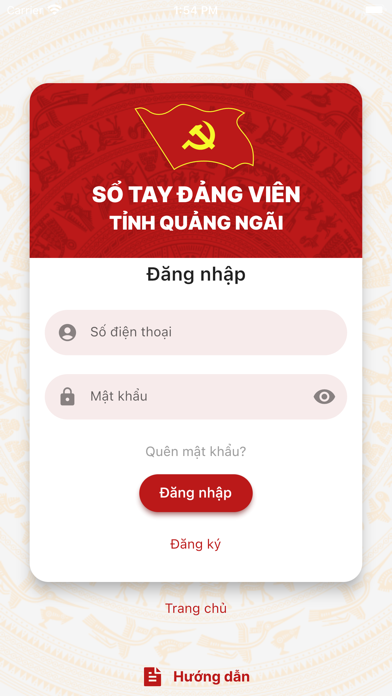Sổ tay Đảng viên Quảng Ngãi Screenshot