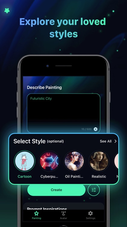 AI Painting: Generate Art Girl screenshot-4
