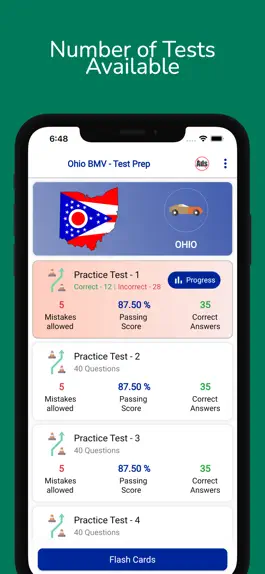 Game screenshot Ohio BMV Permit Practice Prep hack
