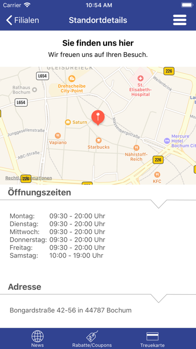 Modehaus Baltz Screenshot