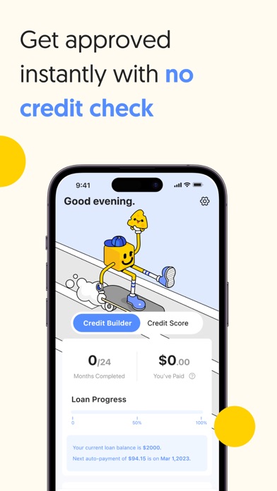 Cheese: Credit Builder Account Screenshot