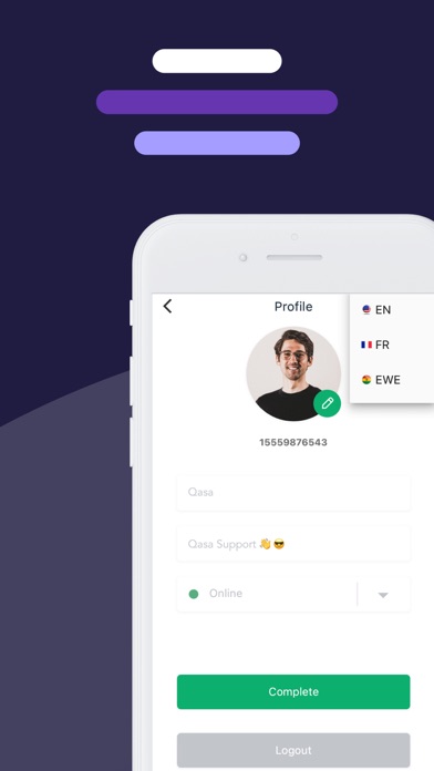 Qasa App Screenshot