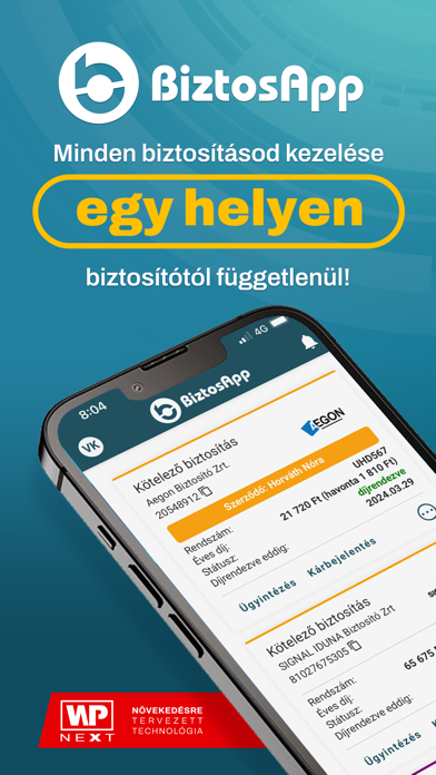 BiztosApp Screenshot