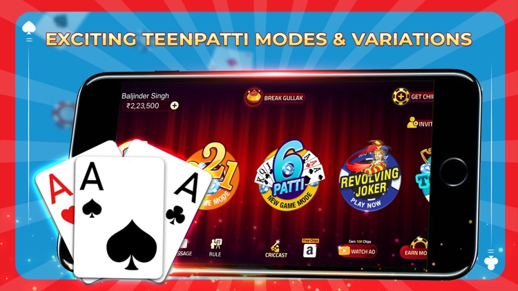 Teen Patti Octro 3 Patti Rummy