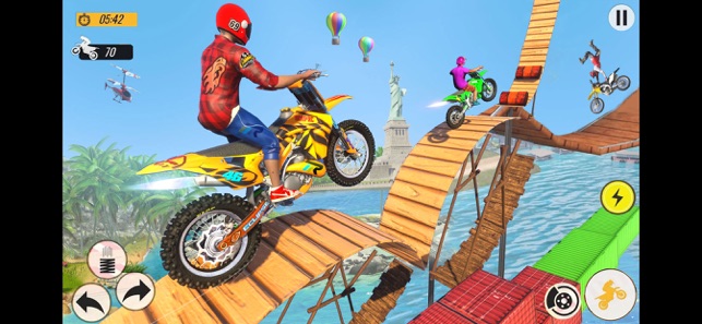 jogo de moto de corrida stunt na App Store