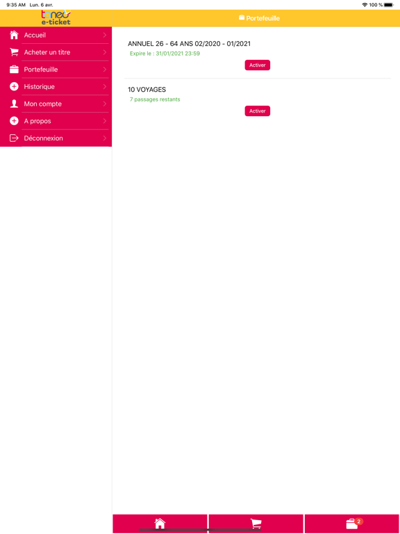Screenshot #6 pour Taneo e-ticket