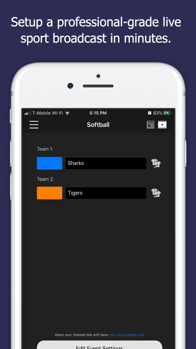 SeasonCast: Live Stream Sports Screenshot 3 - AppWisp.com SeasonCast: Live Stream Sports Screenshot 3 - AppWisp.com