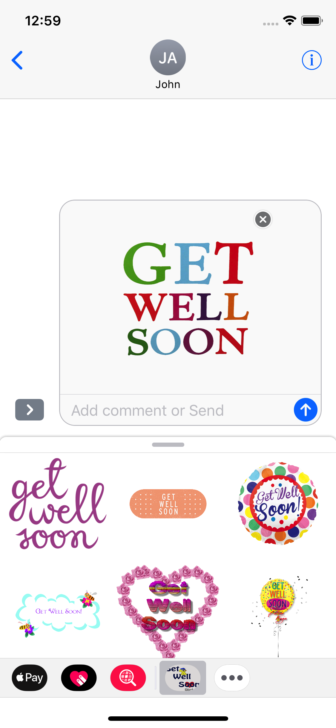 Get Well Soon Stickers 2018