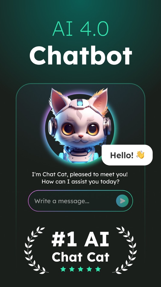 #1. AI Chatbot - Chat Cat (iOS) 由: Voice Inc.