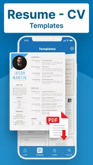 resume builder - cv app iphone screenshot 1