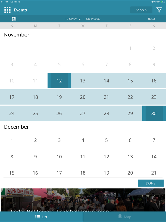 Visit Cedar Hill TX iPad screenshot 6 - Travel app