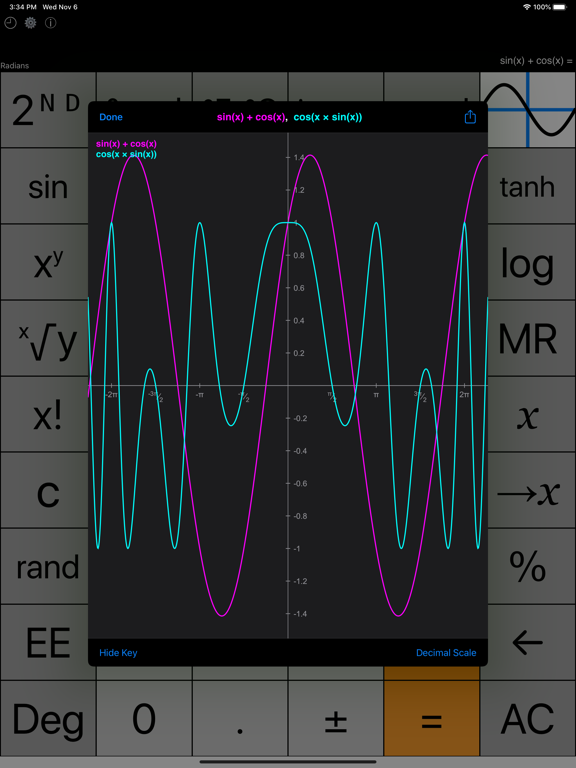 GraphCalcPro2Go iPad screenshot 8 - Utilities app