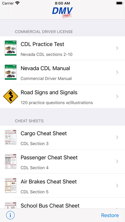 Nevada CDL Test Prep