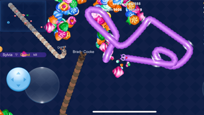 Snake Slither: Rivals io Game Screenshot