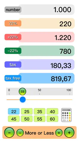 Game screenshot More or Less Calculator mod apk