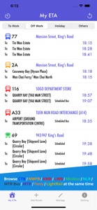 My ETA HK - Transport Easy screenshot #2 for iPhone
