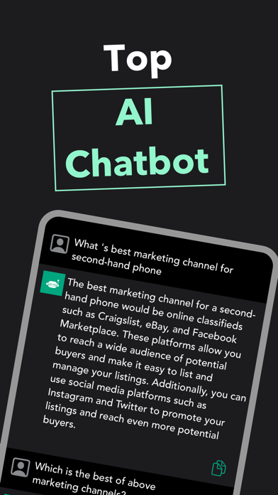 AI Chat : AIアシスタントは何でも書き込み Botのおすすめ画像1