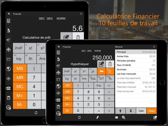 Screenshot #5 pour Calc Pro HD - Calculatrice