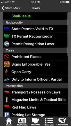 CCW – Concealed Carry 50 State iPhone image 2