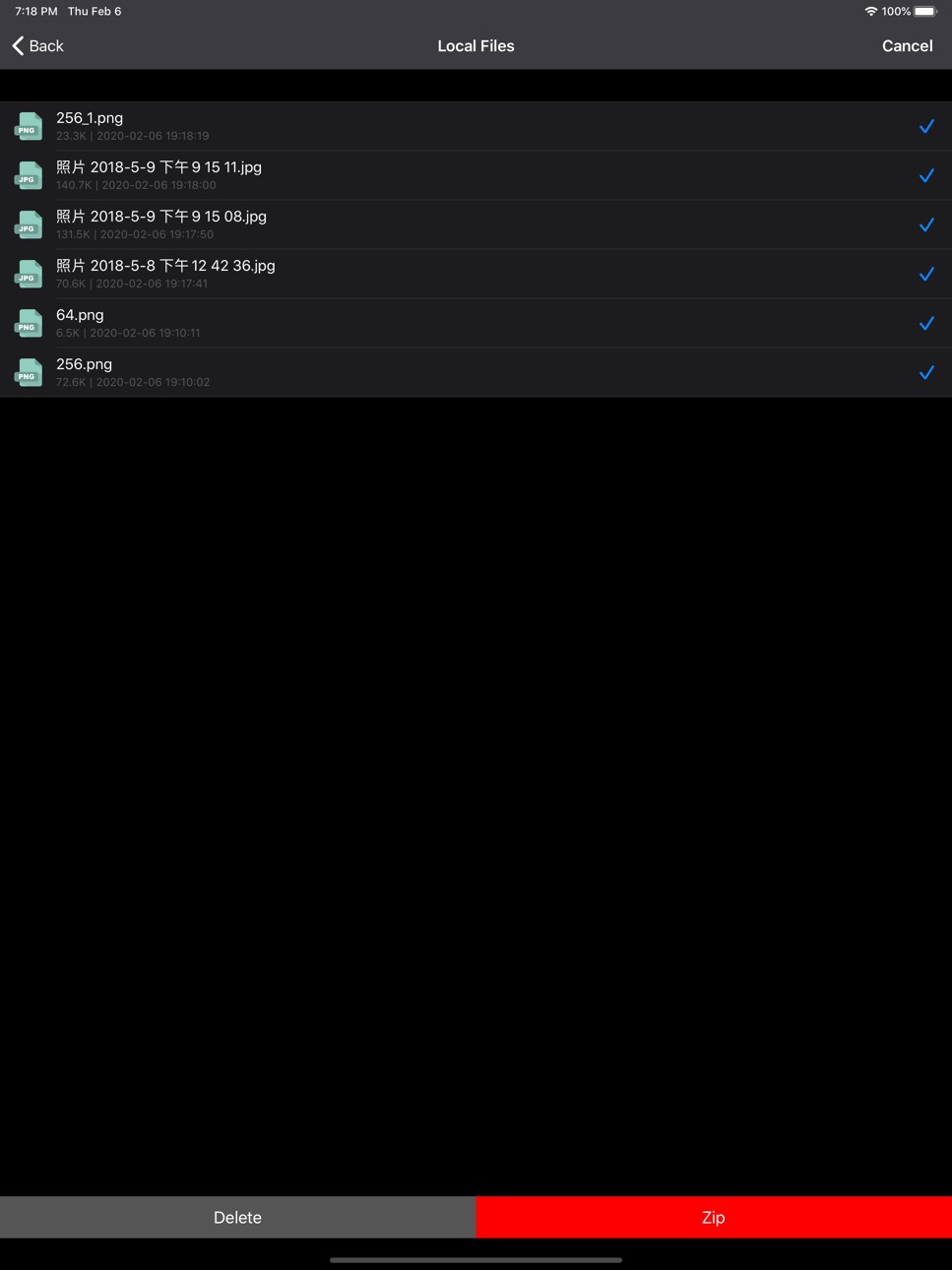 iPad screenshot