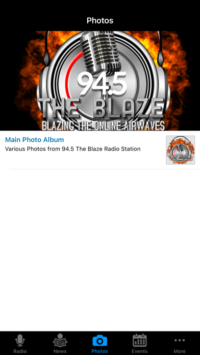 94.5 The Blaze Radio Station Screenshot
