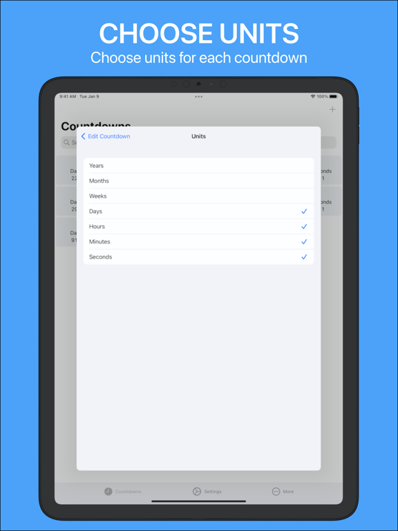 Screenshot #4 for Countdowns - Event Countdown