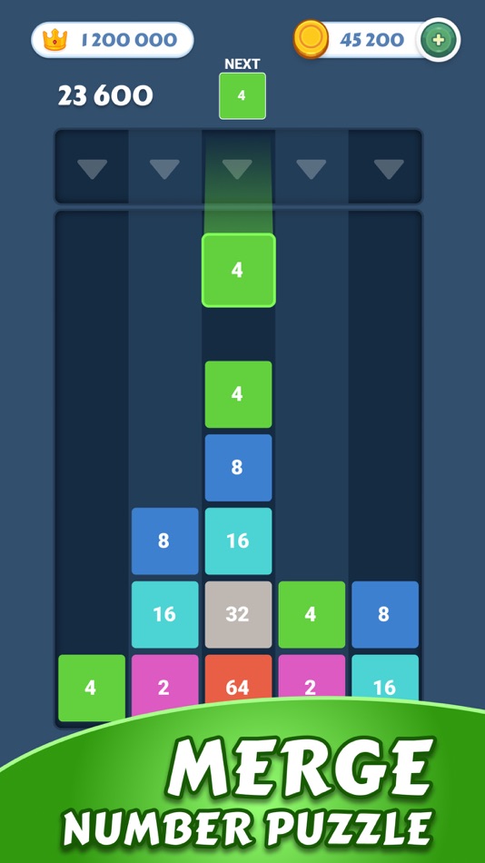 #1. Join Numbers x2 Blocks Merge (iOS) 来自: DIGITLEY, MB