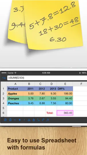 Captura de pantalla de Documents Pro - Files Editor en iPhone 3