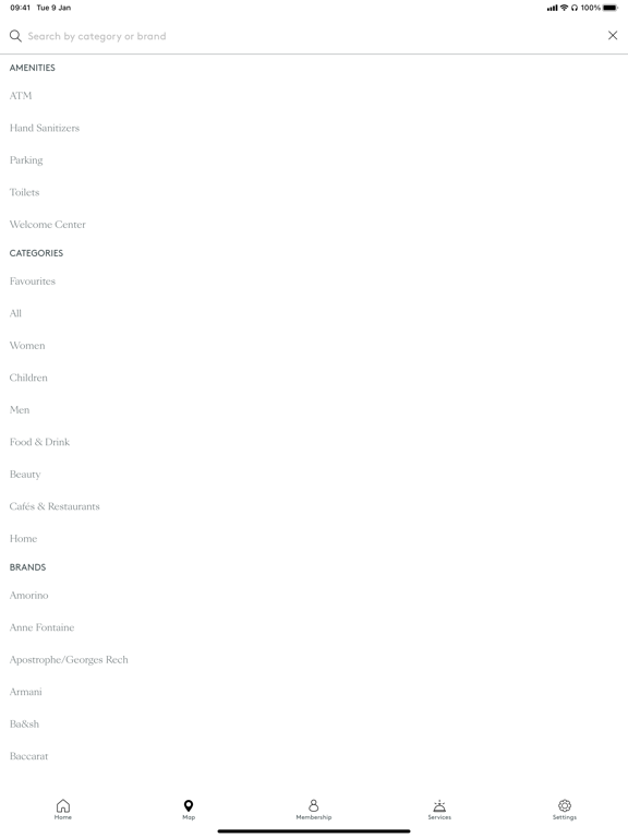 La Vallée Village iPad screenshot 2 - Shopping app