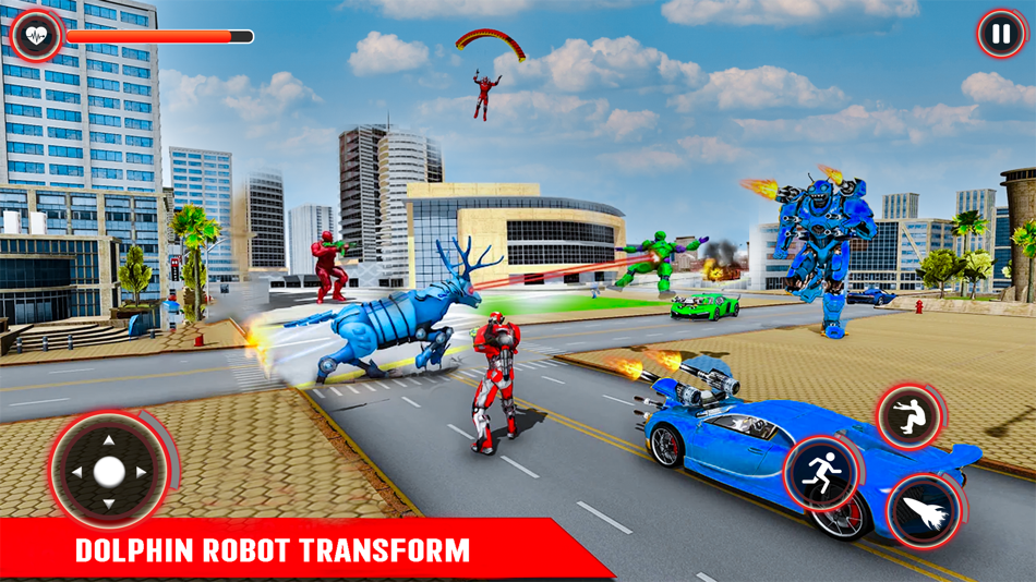 #5. Real Dolphin Robot Transformer (iOS) Podle: Haroon Younas