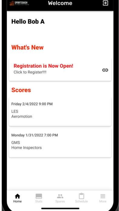 SportsDash Screenshot