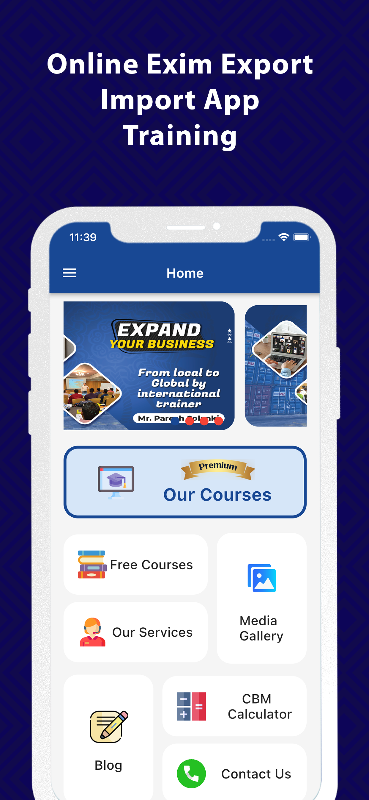 Online Exim Export Import App