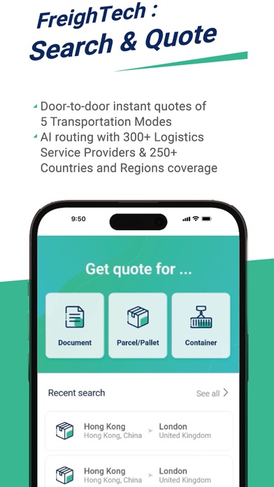 FreightAmigo – Instant Quotes Screenshot