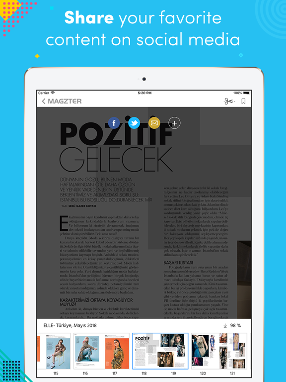 ELLE Türkiye iPad screenshot