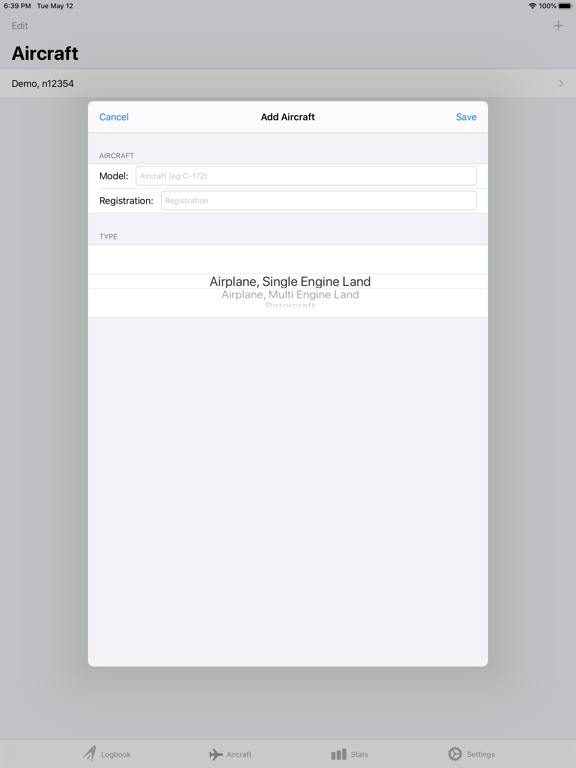 Screenshot #6 pour SkyPilot 3 - Flight Logbook