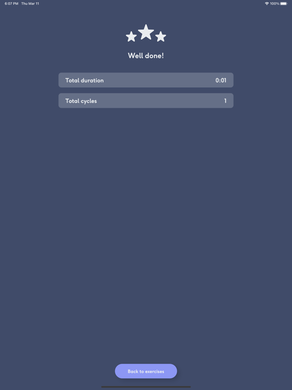 Breathwork: Guided Breathing iPad screenshot 4 - Health & Fitness app
