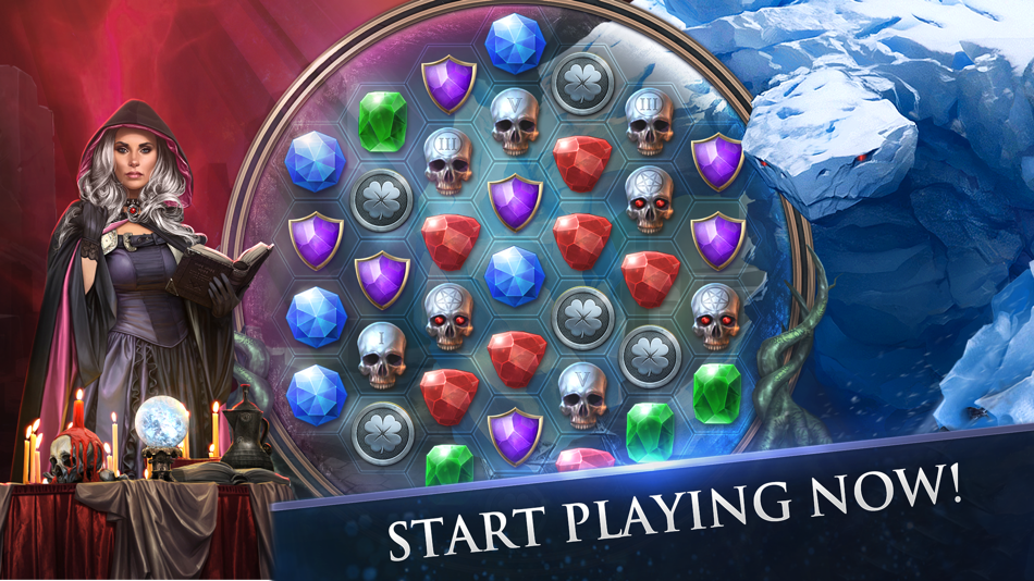 #8. Gunspell 2- Match 3 Puzzle RPG (iOS) 게시자: AKPublish pty. ltd.