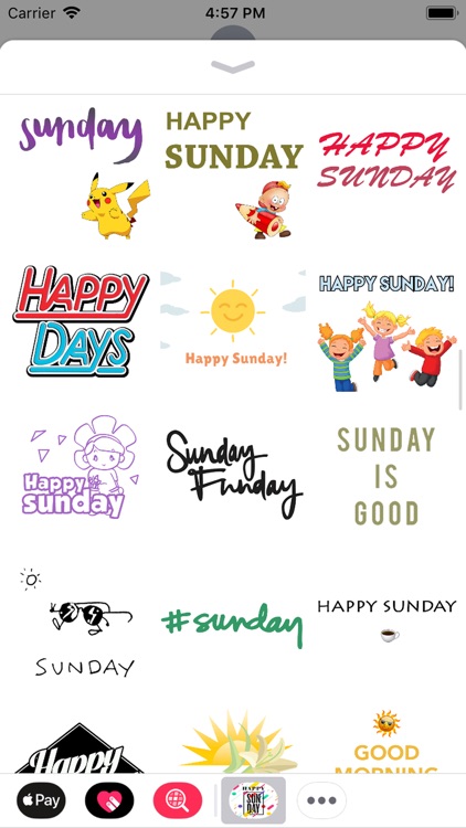 sunday stickers