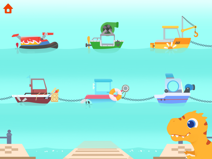 Dinosaur Patrol Boats Games
