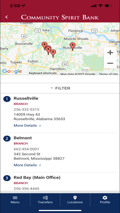 Community Spirit Bank AL Screenshot