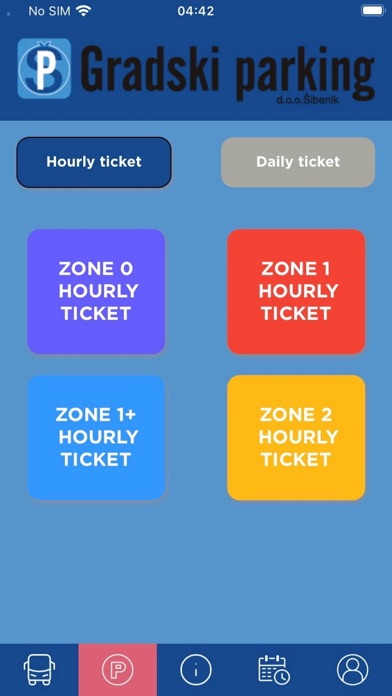 Gradski parking Šibenik Screenshot