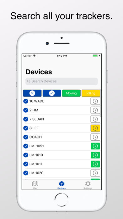 US Fleet Tracking Mobile Screenshot