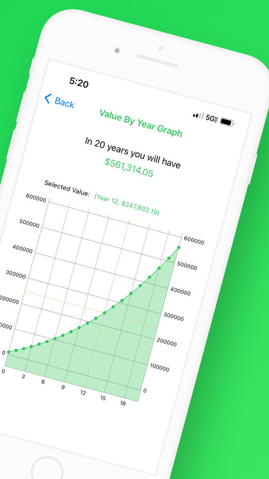 #2. Compound Interest Calc (iOS) 来自: Dane Hankamer