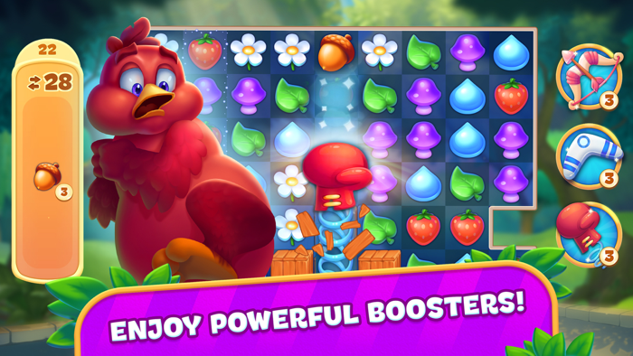 Brave Birds Adventure Match 3