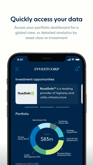 Investcorp Wealth Screenshot