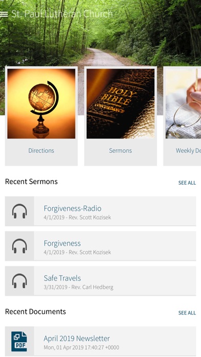 Saint Paul Lutheran Church Screenshot