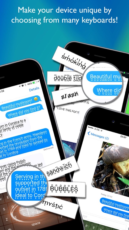 #4. Cool Font Keyboard (iOS) 由: Giacomo Guglielmi
