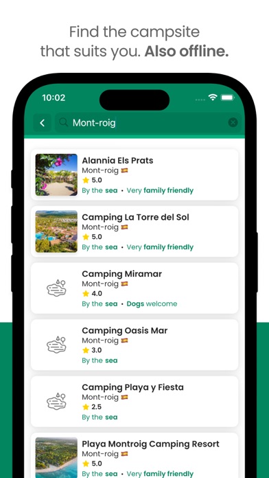 Campsite - Camping in Europe Screenshot