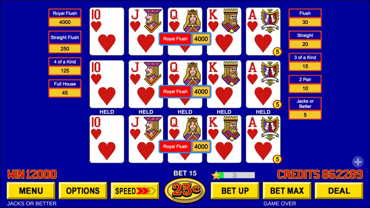 Video Poker ™ - Classic Games screenshot-0
