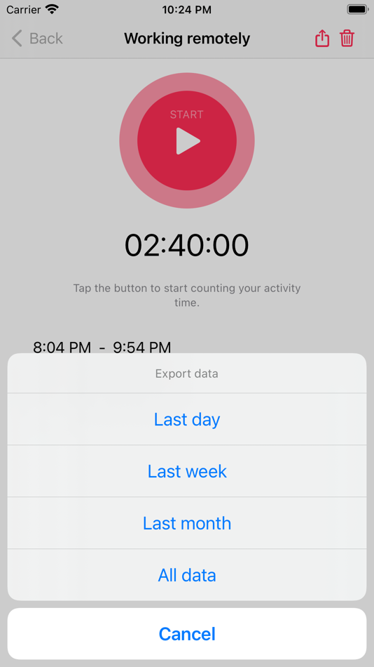 #3. Work Time Counter (iOS) 由: Volkov Alexander